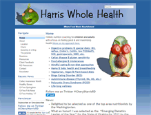 Tablet Screenshot of harriswholehealth.com